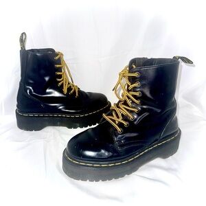 Jadon platform leather Dr Marten Docs Doc boots authentic boot AW004 size M6 W7
